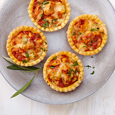 Gouda Butter Chicken Tarts