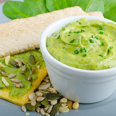 Tartinade au tofu et aux pois cassés