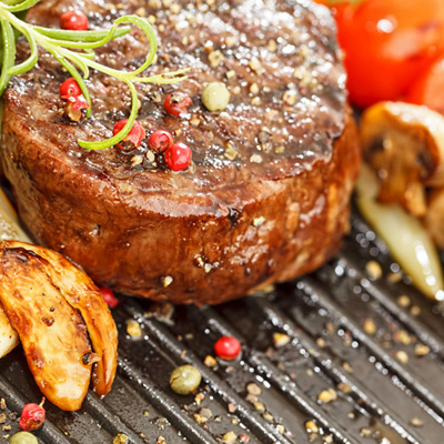 Tournedos de boeuf aux pleurotes (BBQ)