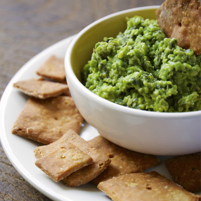 Trempette aux petits pois à la menthe