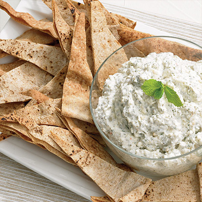 Trempette aux herbes et au fromage Fetos