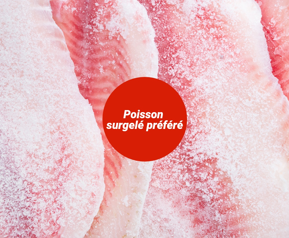 Poisson surgelé préféré